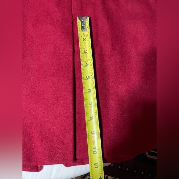 Merona Women's Deep Red Coat - Picture 8 of 8